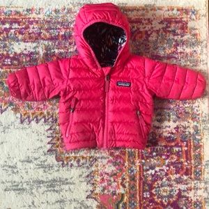 Patagonia Baby Reversible Down Jacket Pink
